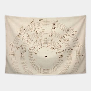 Haydn | Choral | Circular score, original manuscript Tapestry