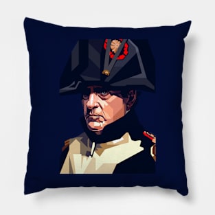 Napoléon Bonaparte Geometric Skin tone Portrait Pillow