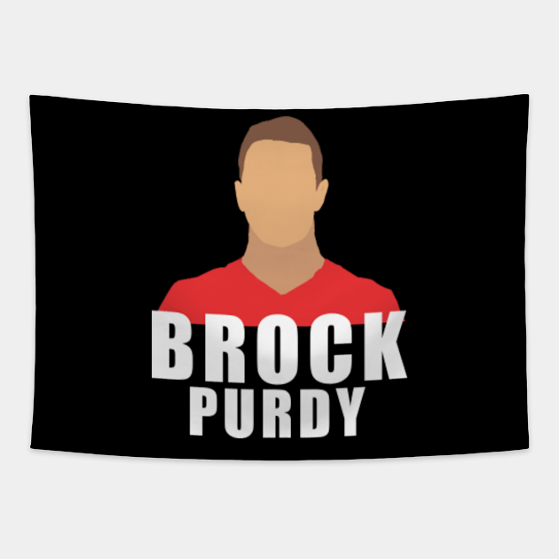 Brock Purdy Art Brock Purdy Tapestry TeePublic