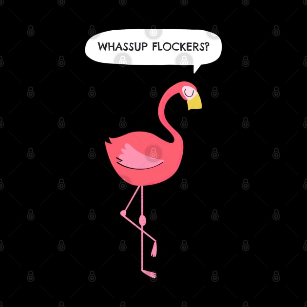 Flamingo Design Whassup Flockers by Naegele Frosty