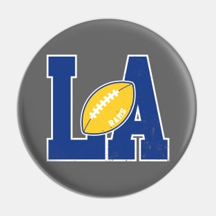 Big Bold Los Angeles Rams Monogram Pin