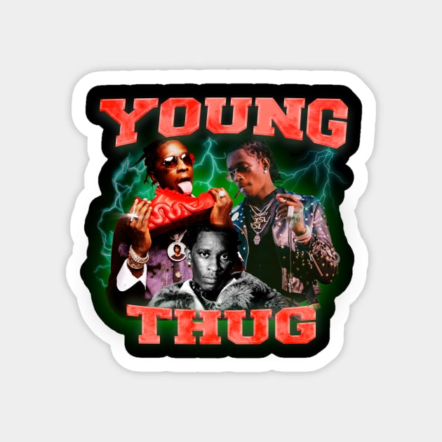 Young Thug Vintage T-shirt Graphic Tee Shirt Rapper Drip Designed