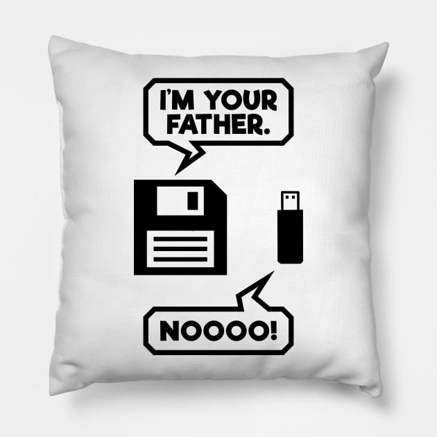 I'm your father, nooo funny T-shirt Pillow by RedYolk