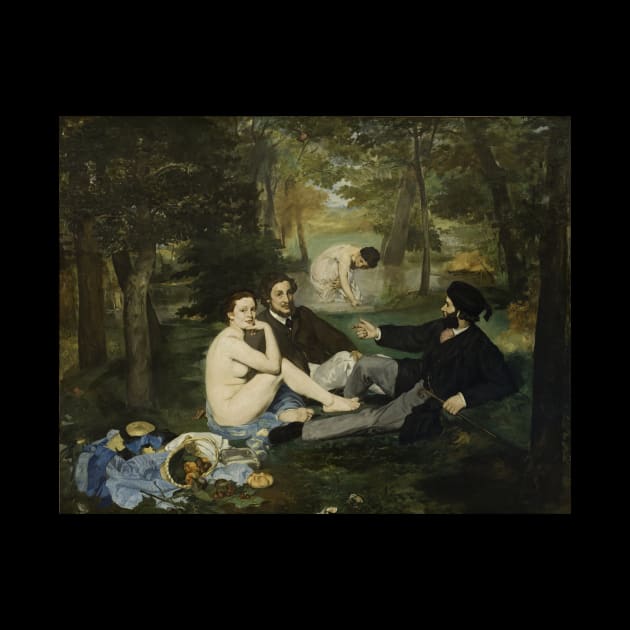 Edouard Manet- The Luncheon on the Grass by SybaDesign