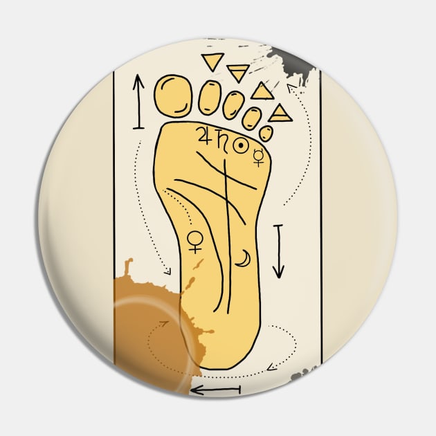 Foot Reading - Oddball Aussie Podcast Pin by OzOddball