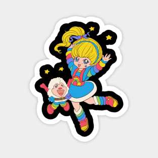 rainbow brite 80s Magnet