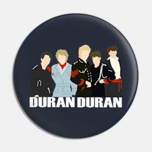 Duran Duran Silhouette A2 Pin