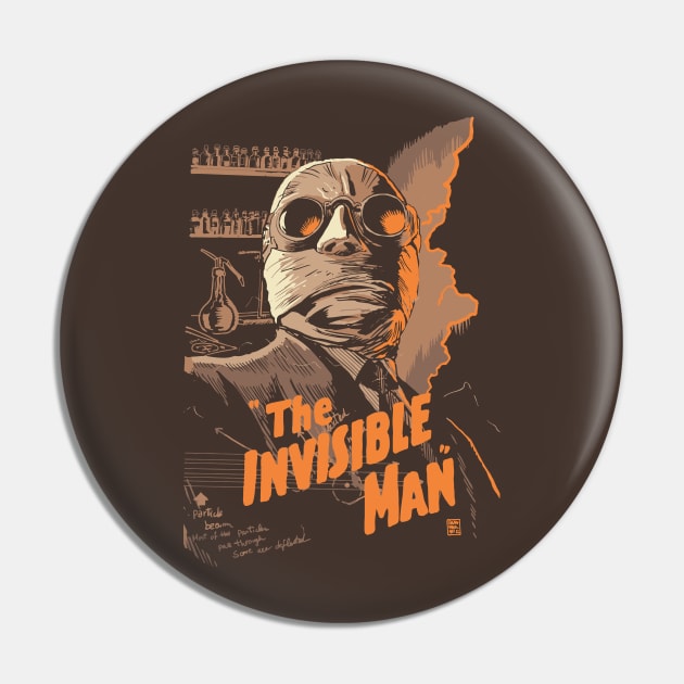 The Invisible Man Pin by Alexventura