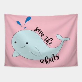 Save the Whales Tapestry