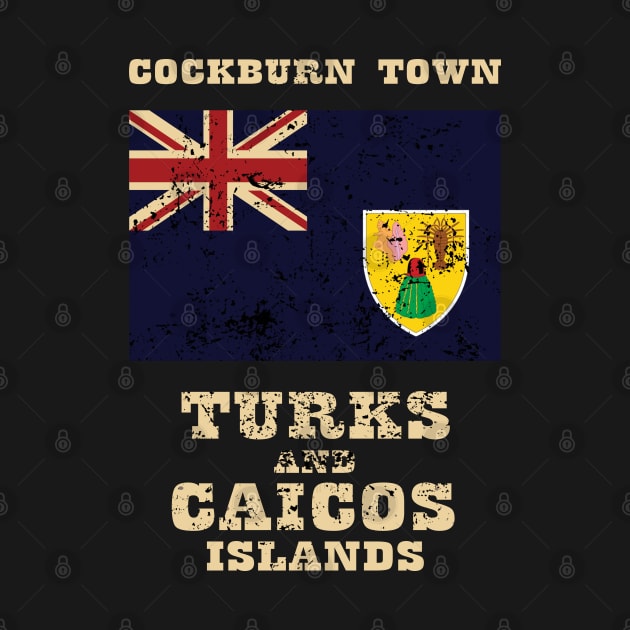 Flag of Turks and Caicos Islands by KewaleeTee