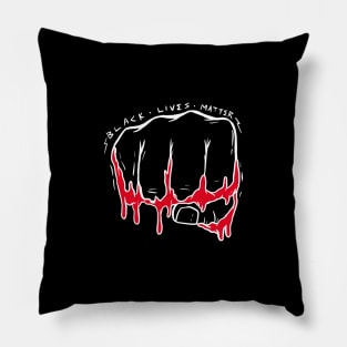 Fist Hand Black lives matter Pillow