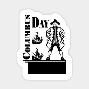 columbus day man Magnet