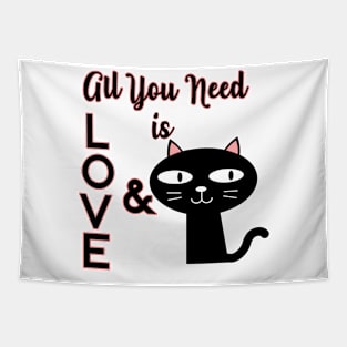 All You Need Is Love and a Cat Tapestry