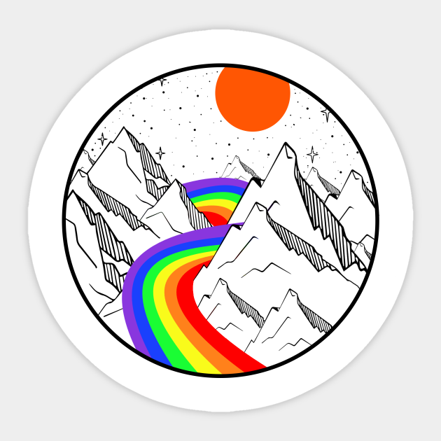 Delirium Delirium Rainbow Cool Trippy Mountain Autocollant Teepublic Fr Find unique graphics and fun patterns from independent artists across the world. teepublic