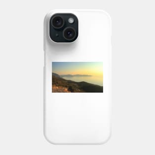 Mountain Top View - Myrtos Bay Phone Case