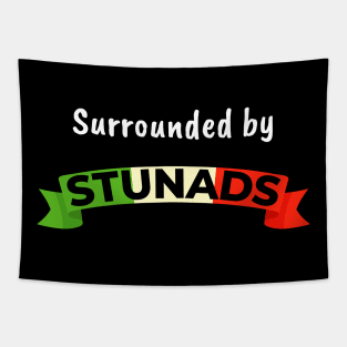 Funny Saying - Surrounded by Stunads Tapestry