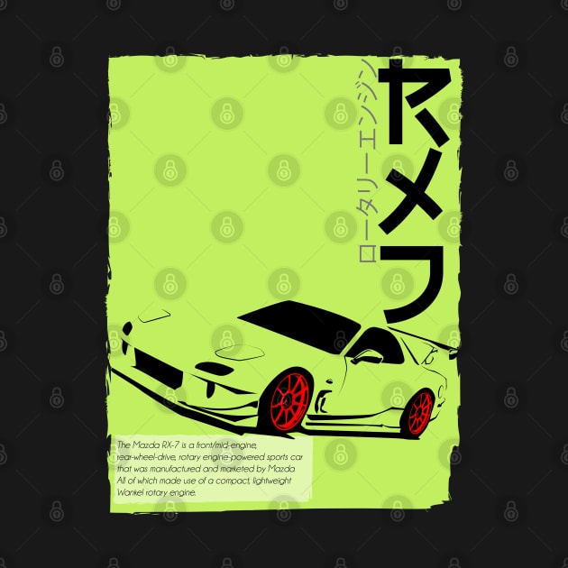 Mazda RX7 Rotary Engine by gaplexio