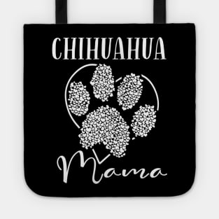 Chihuahua Mama Dog Paws Tote