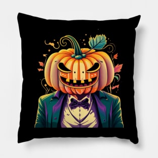 Vintage Halloween Pumpkin 2023. Halloween 2023 Pillow