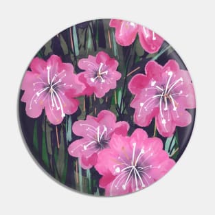 Pink flowers Pin