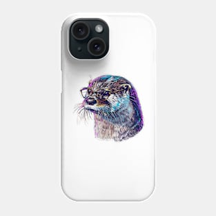 Smart & Playful: The Otter with the A+! Phone Case