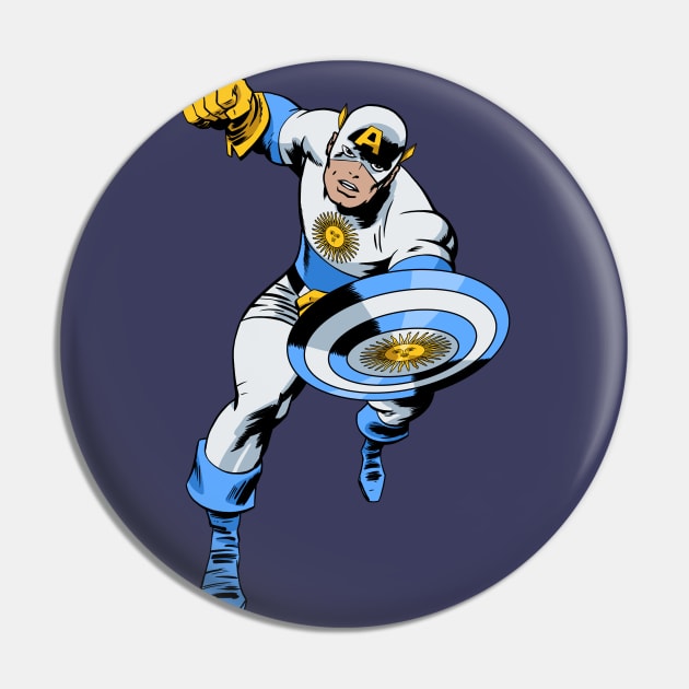 Captain Argentina Pin by ThirteenthFloor