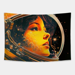 We Are Floating In Space - 23 - Sci-Fi Inspired Retro Artwork Tapestry