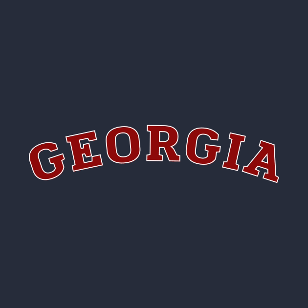 Georgia State Vintage Retro Typography by twentysevendstudio