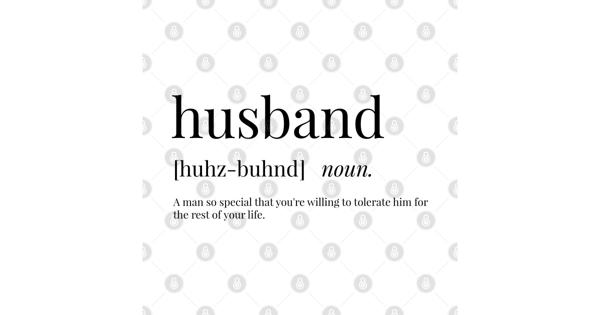 Husband Definition Husband TShirt TeePublic