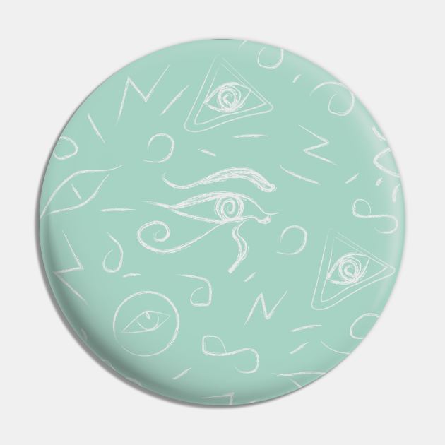 Eye Pattern Pin by Creative Meadows