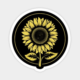 Yellow Sunflower Magnet