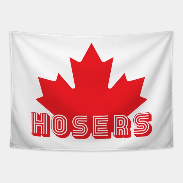 Hosers (Red) Tapestry by Roufxis