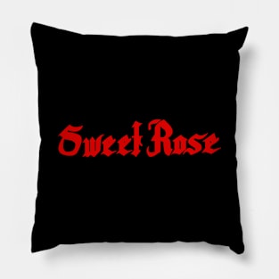 Sweet Rose logo Pillow