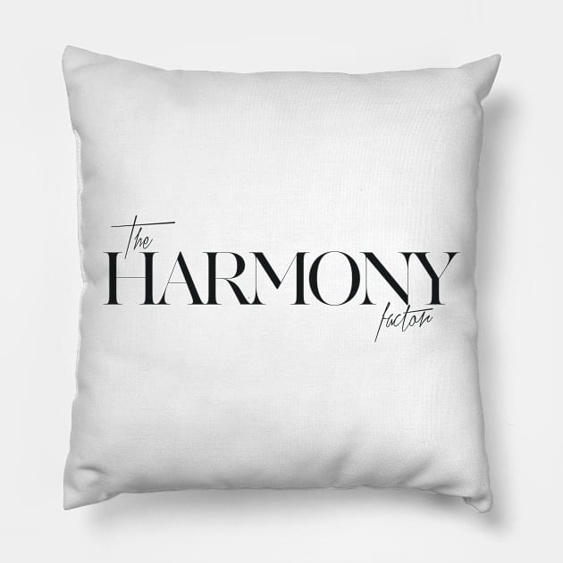 The Harmony Factor Pillow by TheXFactor