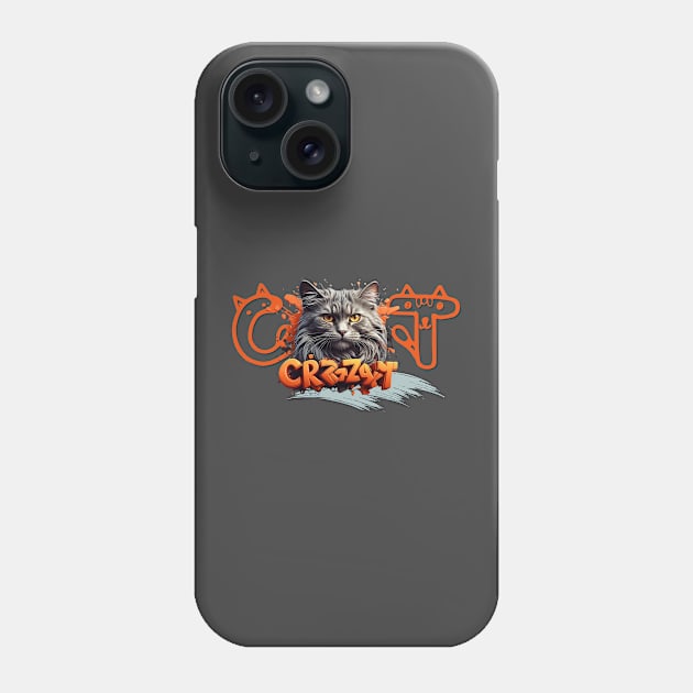 Crazy Cat Person and Proud 1 Phone Case by stylishkhan