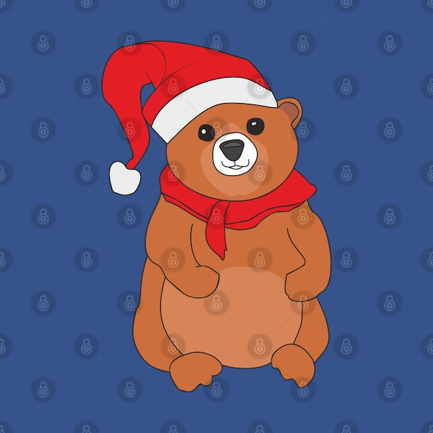 Christmas bear by Alekvik