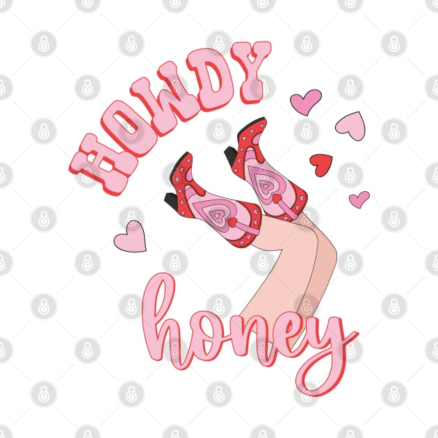 Howdy Honey Country Love Happy Valentines Day by Pop Cult Store