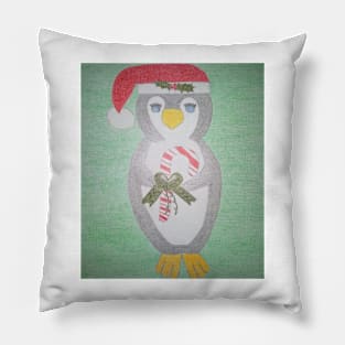 Christmas Penguin Pillow