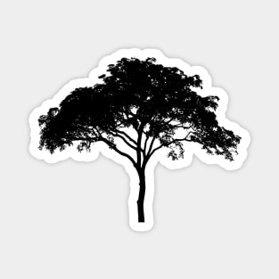 Image: Tree (black) Magnet