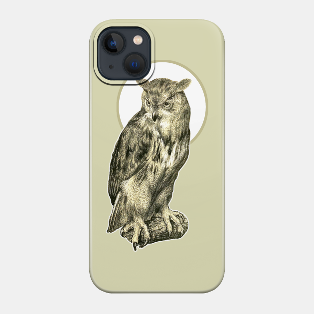 owl on the tree - Owl Animal - Phone Case