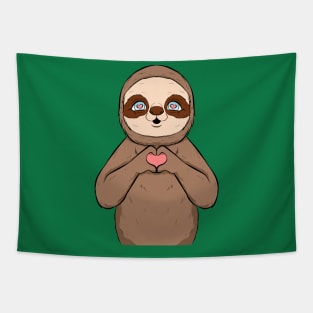 sloth cute, funny and loving Tapestry