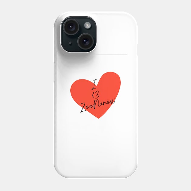 I Love ZeeNunew Cutie Pie After Sundown Phone Case by LambiePies