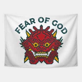 Yokai Mask Fear of God Tapestry