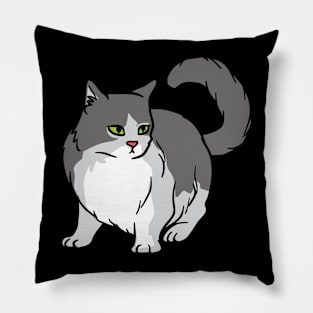 A cute cat looking Pillow