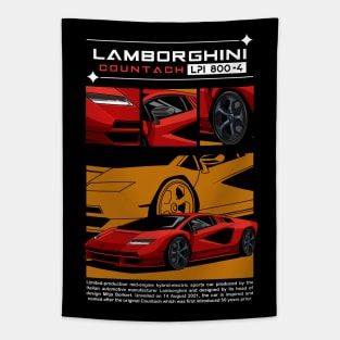 Countach Supercar Tapestry