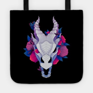 Overgrown Dragon Skull - Bi Tote