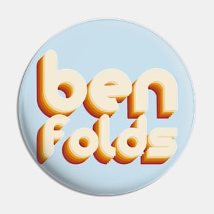 ben folds Pin