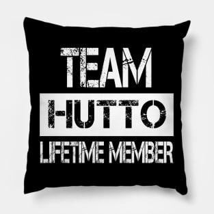 Hutto Name Team Hutto Lifetime Member Pillow