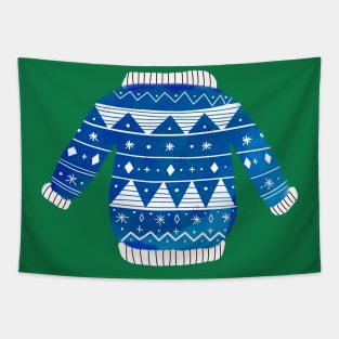 Cute kids Christmas Sweater Tapestry