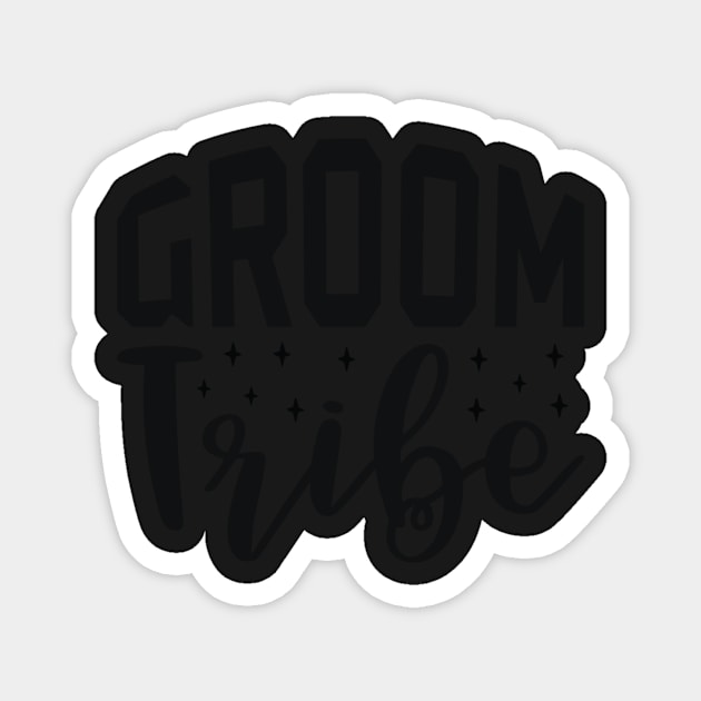 Groom Tribe Bachelor Party Magnet by greenoriginals